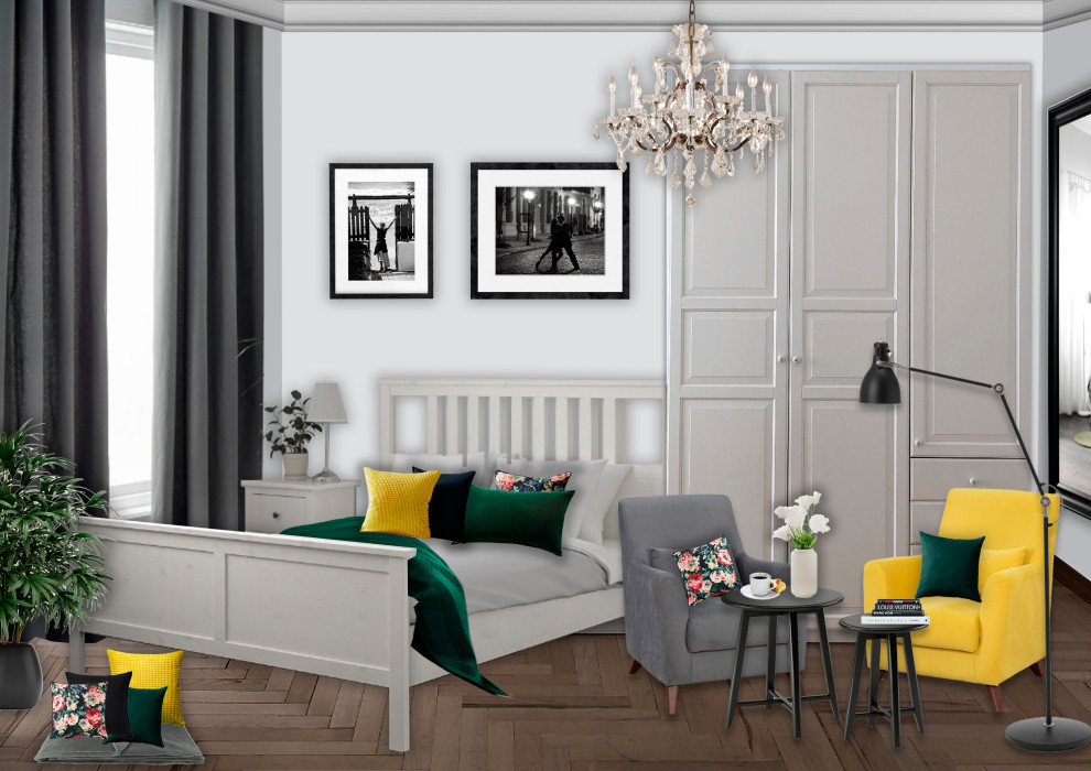 Декорирование квартира в центре Москвы под сдачу в посуточную аренду