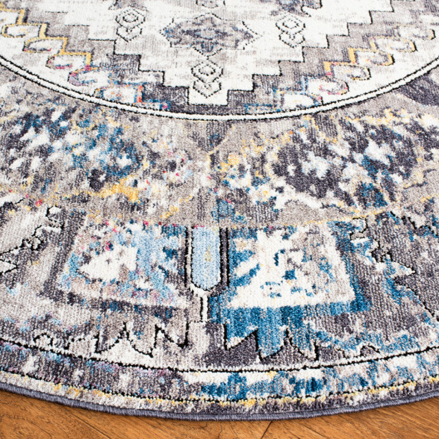 Safavieh Bristol Area Rug, BTL363, 7' Round Contemporary Area Rugs by PlushRugs Houzz
