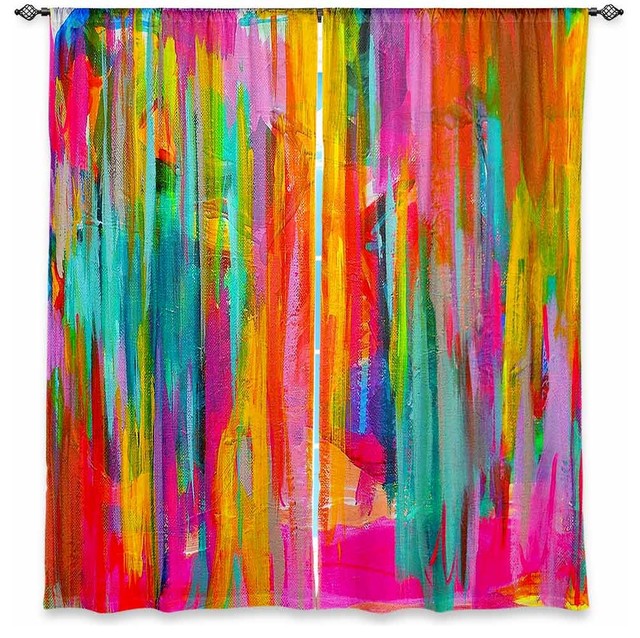 Dianoche Lined Window Curtains By Jackie Phillips Neon Double Dianoche Lined Window Curtains By Jackie Phillips Neon Double Abstract Contemporary Designs