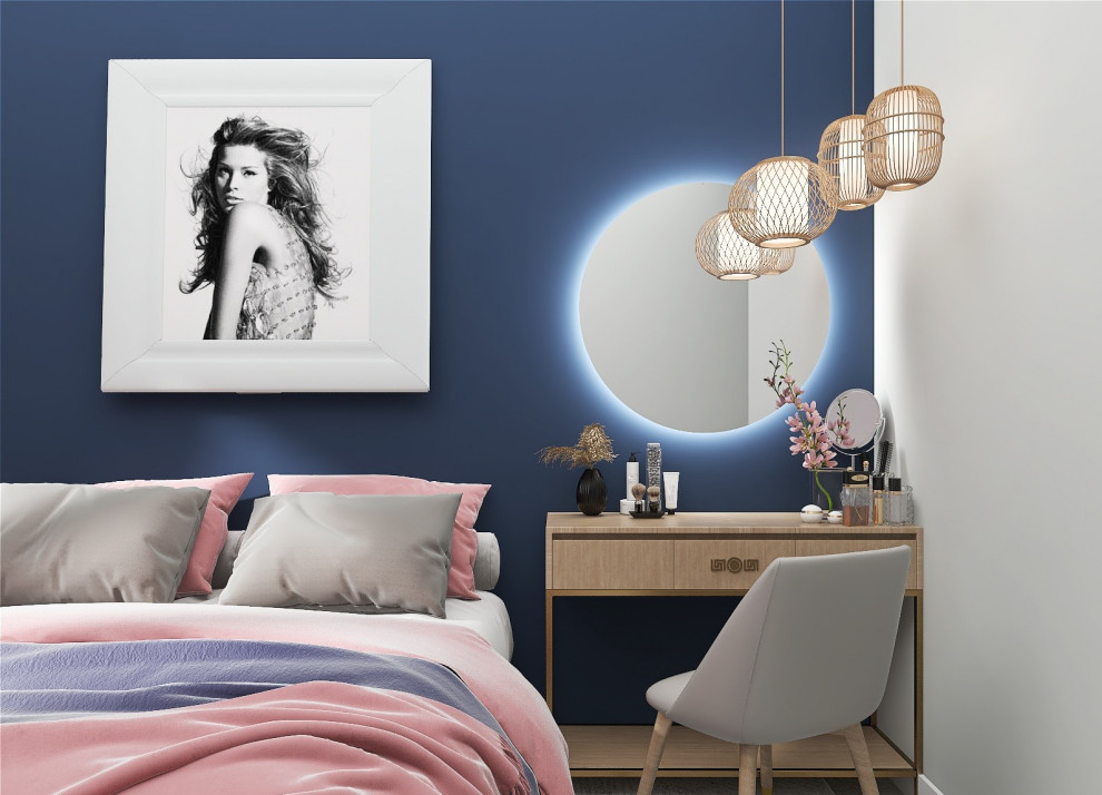 Квартира в современном стиле с яркими акцентами