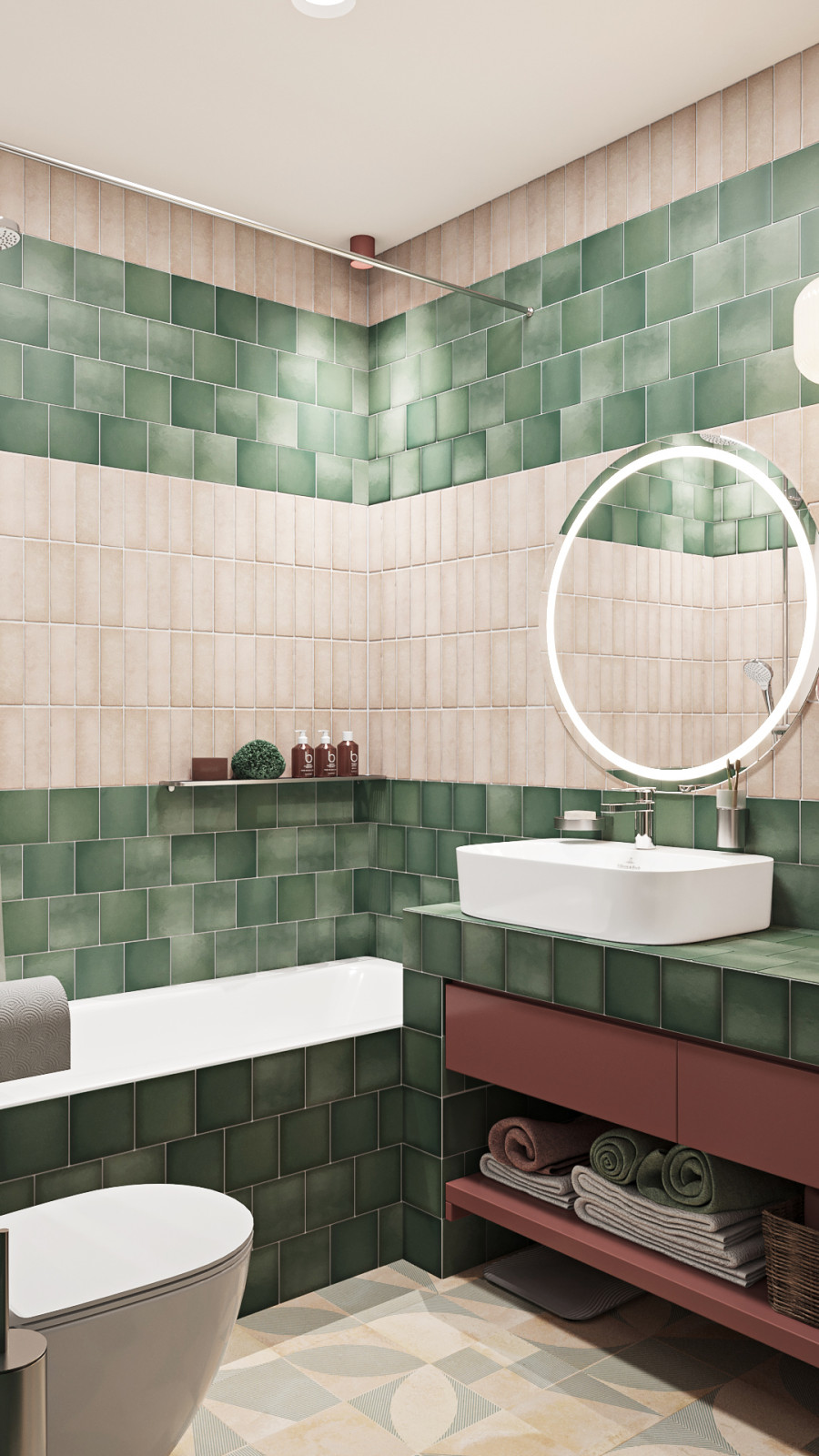 Круглое зеркало