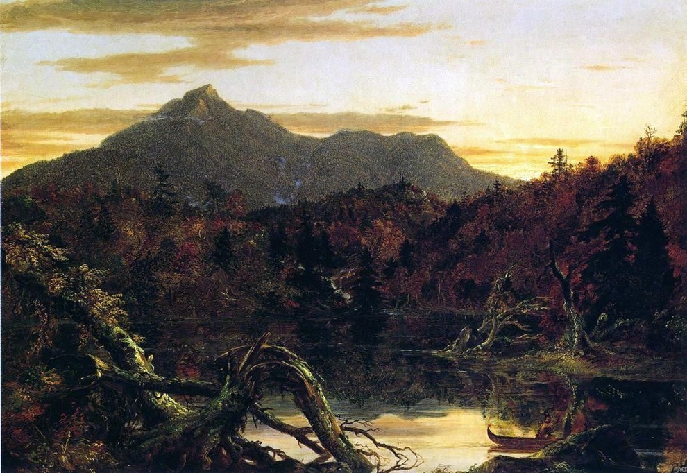 Thomas Cole Autumn Twilight: View of Copway Peak, also known as Mount Chocorua,