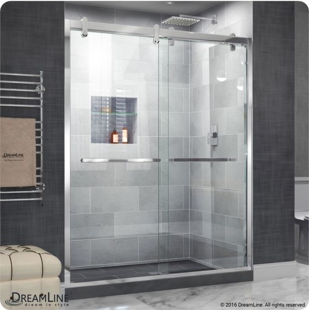 Cavalier Semi Frameless Byp Shower Door Polished 56 Cavalier Semi Frameless Byp Shower Door Polished 56