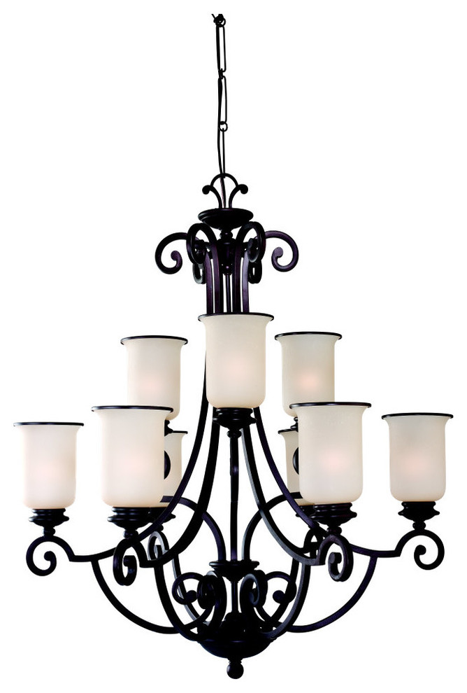 Sea Gull Lighting Energy Star 9-Light Acadia 2-Tier Chandelier