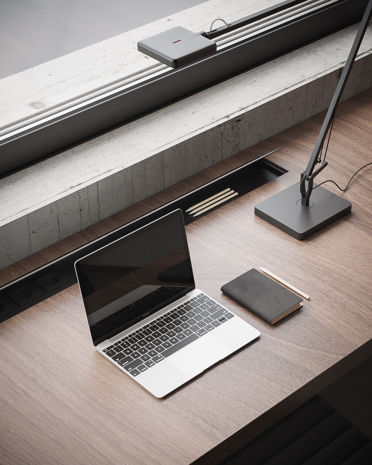 The Whale – Minimalist modern home office