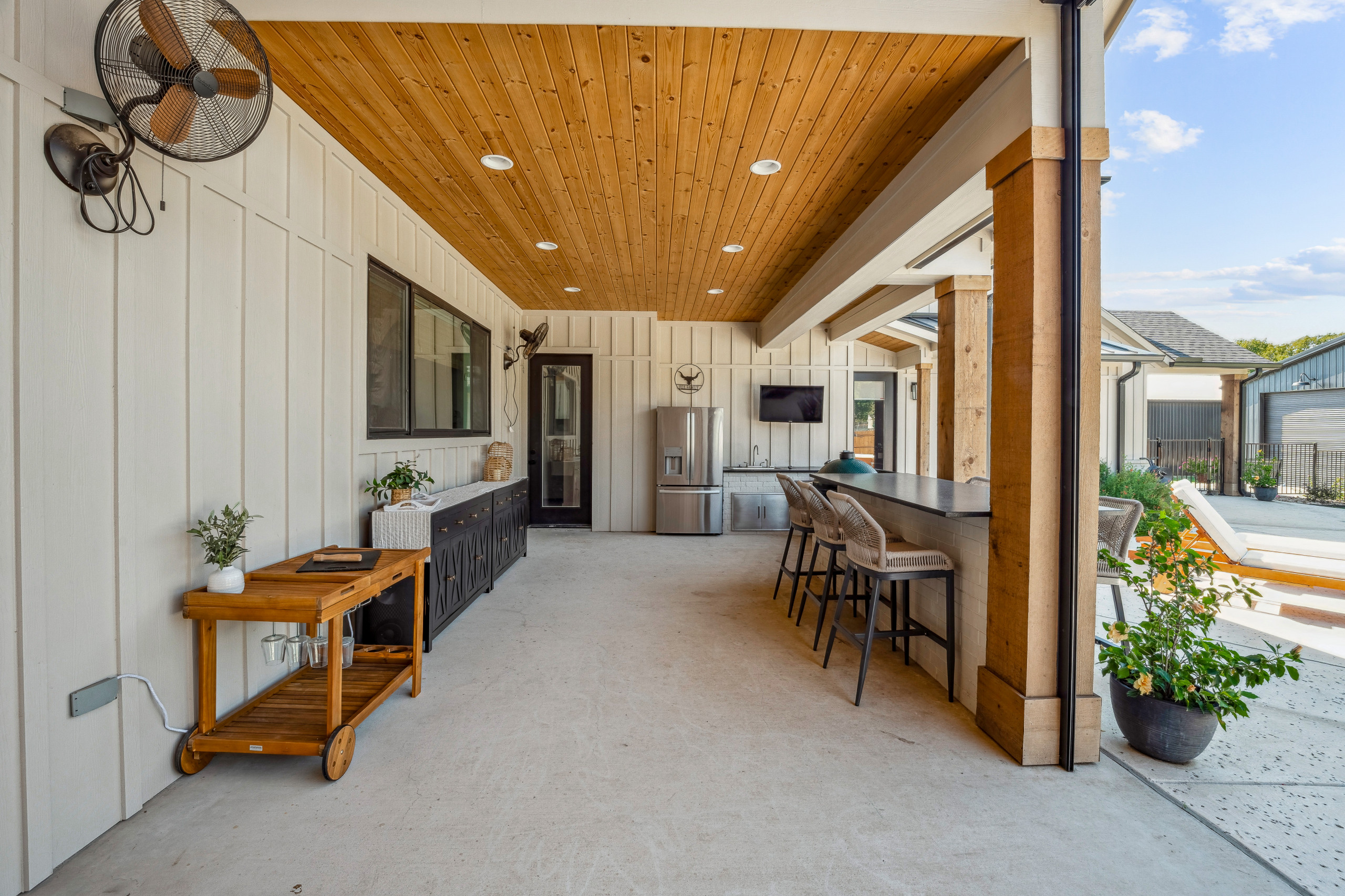 Rear Patio