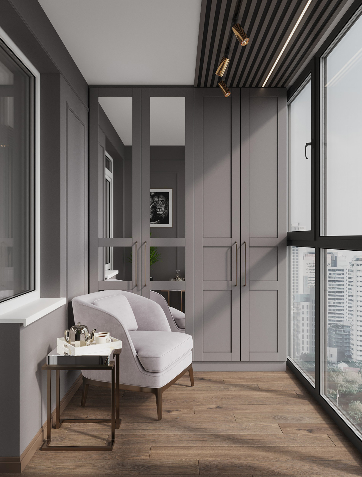 Дизайн двухкомнатной квартиры Парк 17