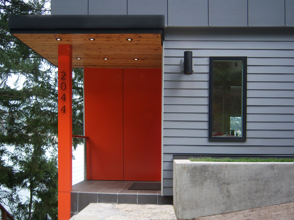 Design ideas for a modern exterior in Seattle.