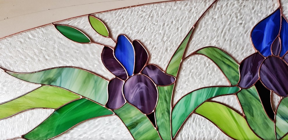 Двери с витражами