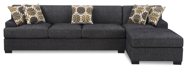 Grey Sectional Couches modern 2pc dark gray reversible sectional sofa chaise with accent Grey Sectional Couches modern 2pc dark gray reversible sectional sofa chaise with accent