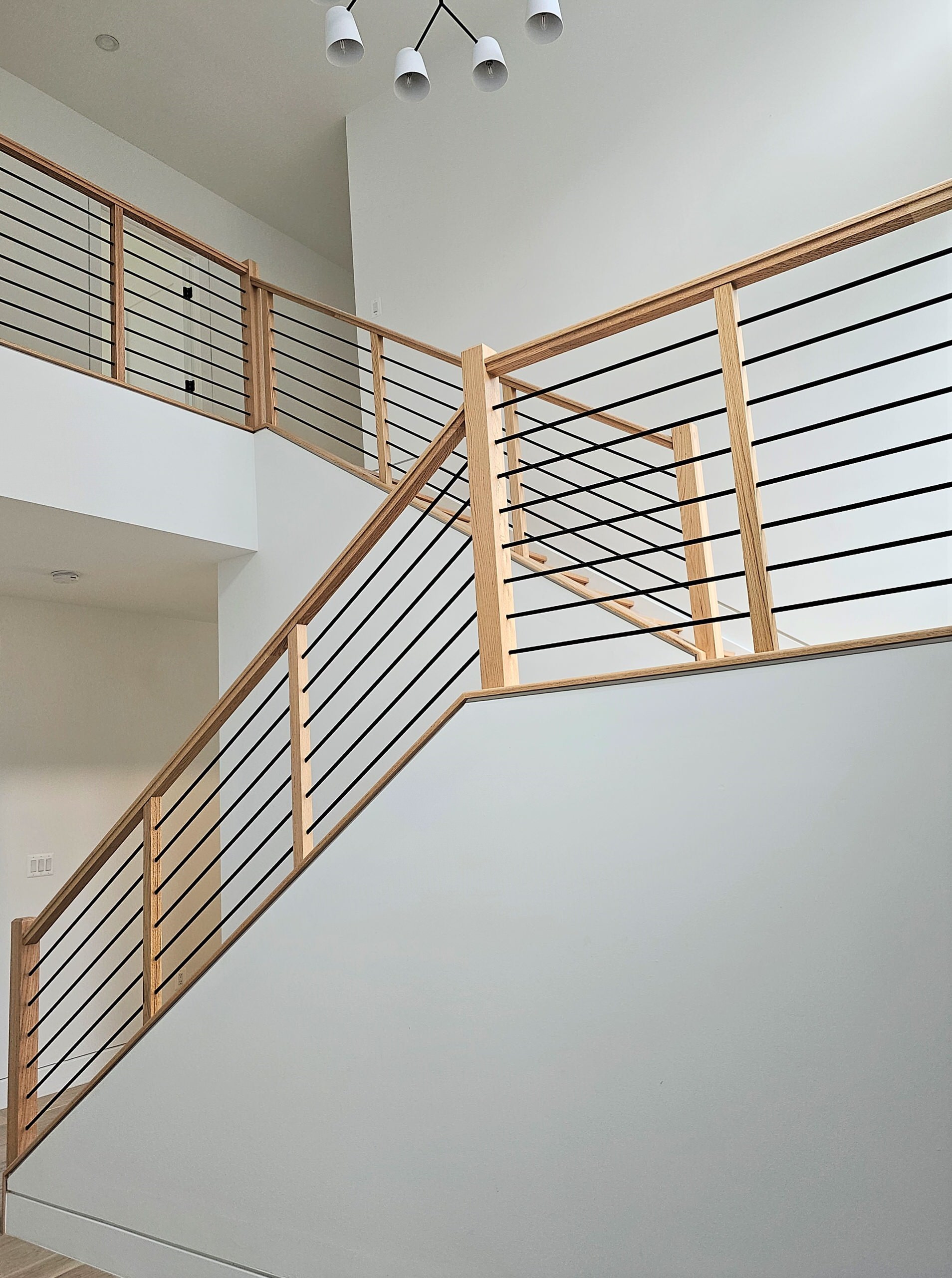108_Red Oak Stairs in Light Filled Space, Fairfax, VA 22031