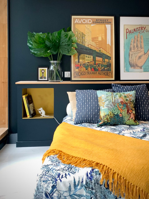 Home-staging Nantes eklektisch-schlafzimmer