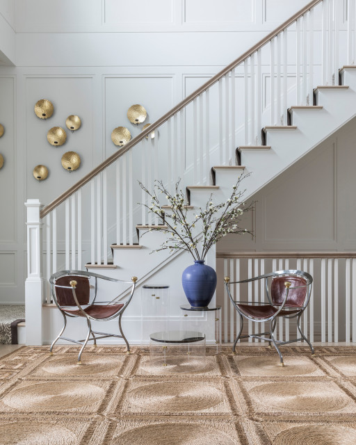 Water Mill Residence transitional-staircase