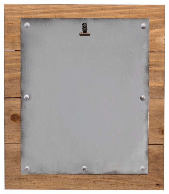 Boardman Wood Plank Clip Frame With Galvanized Metal 8 X10 Boardman Wood Plank Clip Frame With Galvanized Metal 8 X10 Rustic Picture Frames By Prinz Ltd