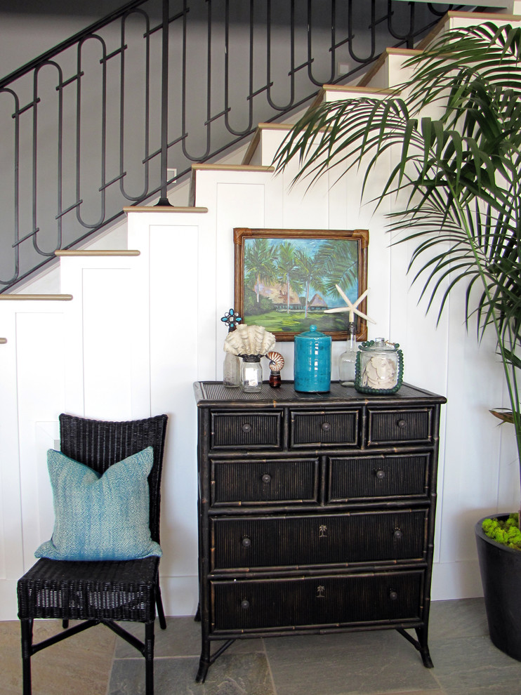 Inspiration for a beach style staircase in Orange County.