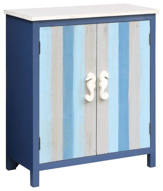 Nautical in Nautical Blue And Grey Beach Style Accent