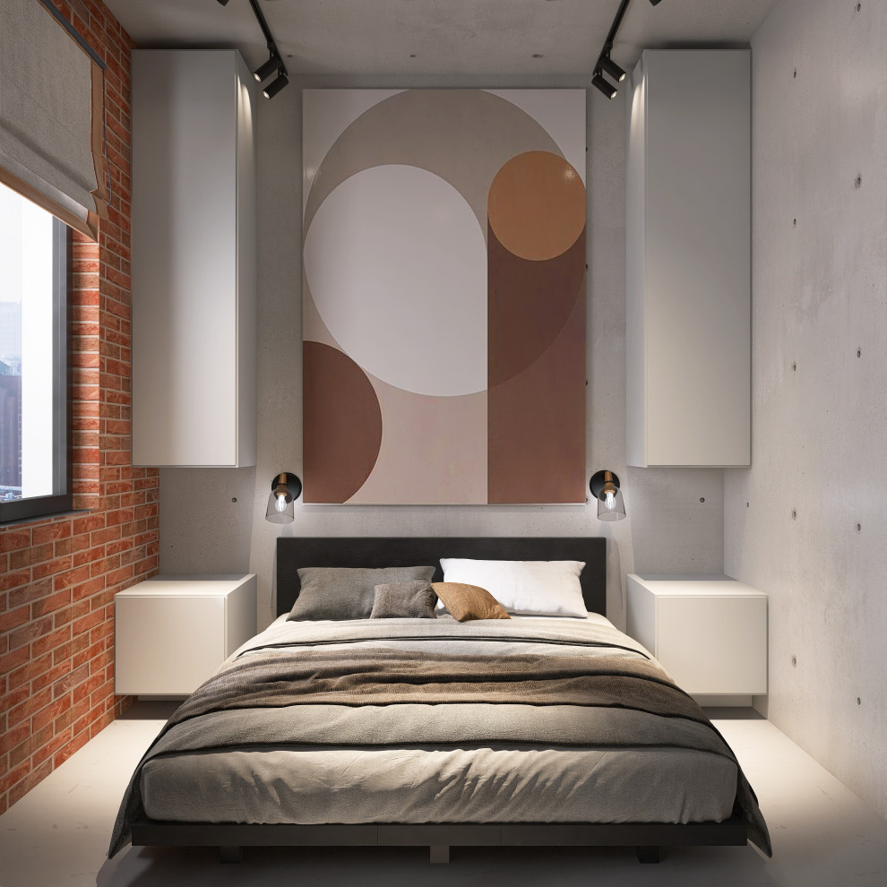 Однокомнатная квартира в стиле Industrial для режиссера с большим псом