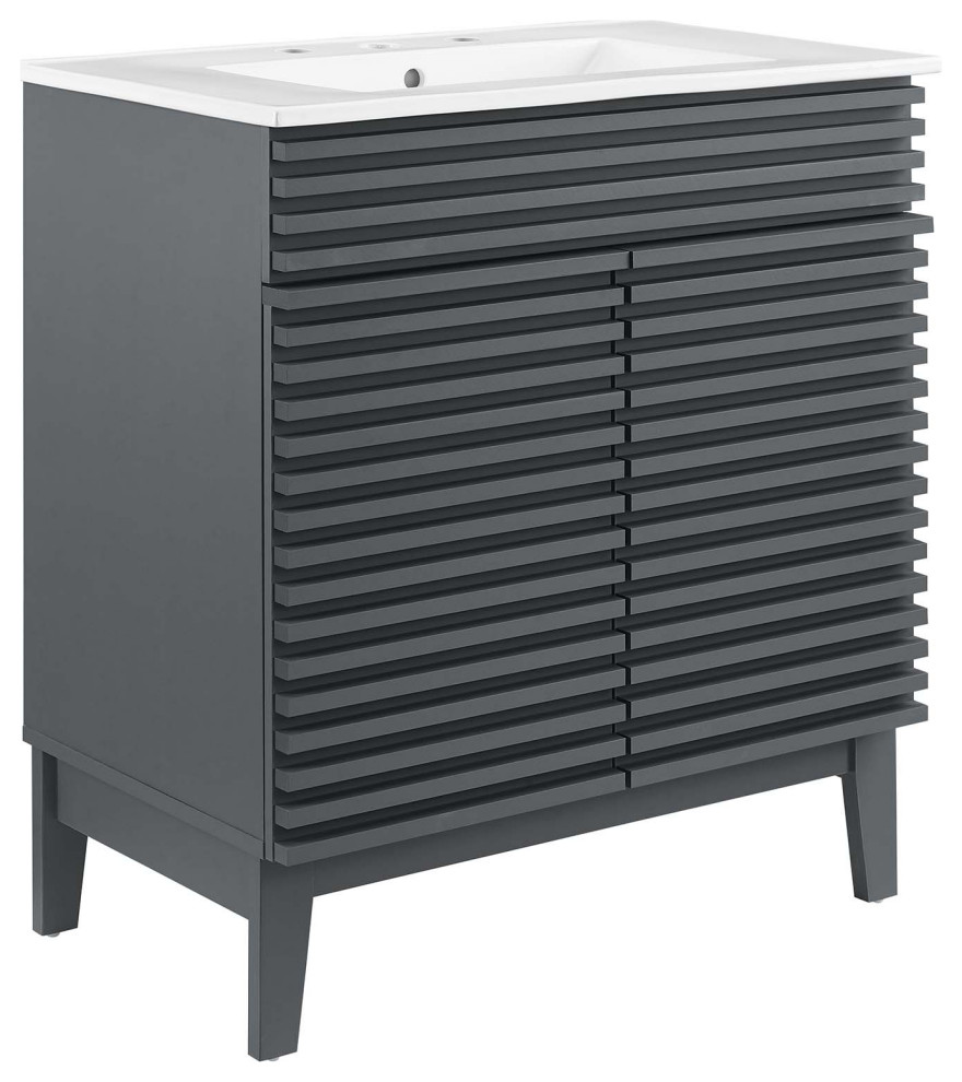 Render 30" Bathroom Vanity Transitional Bathroom Vanities