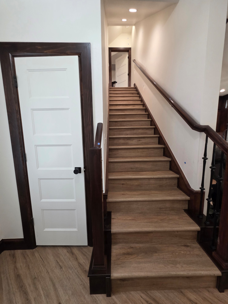 Coat closet & stairs