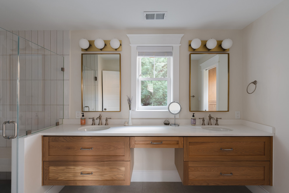 Modern Minimalist Whole Home Renovation in Silver Spring, MD Modern