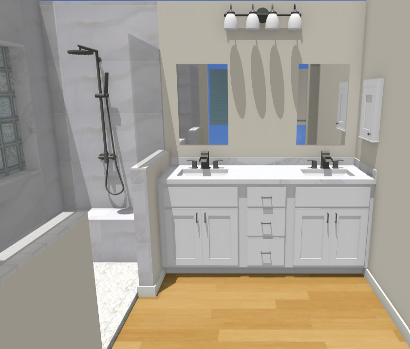 Contemporary Spa-Inspired Master Bathroom Remodel in Richmond, TX