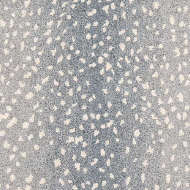 Woodland WOD1 Antelope Blue Rug 2' x 3' Contemporary Area Rugs