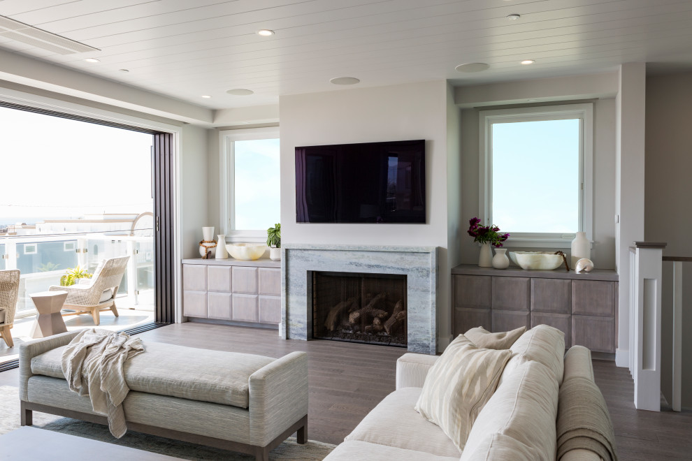 Hermosa Beach Custom - Beach Style - Living Room - Los Angeles - by ...
