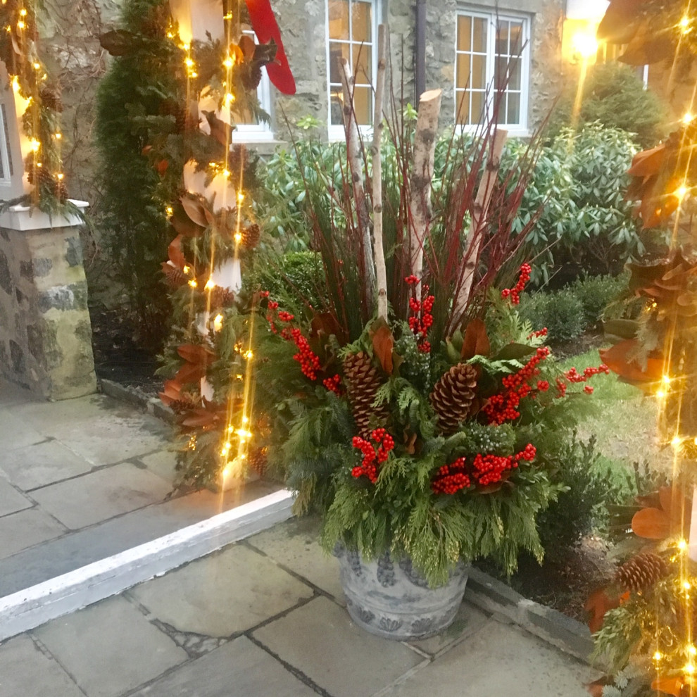 Festival Holiday Planter.