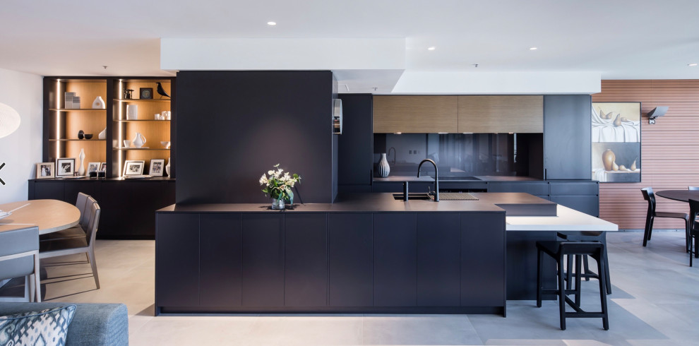 Design ideas for a modern kitchen in Sydney.