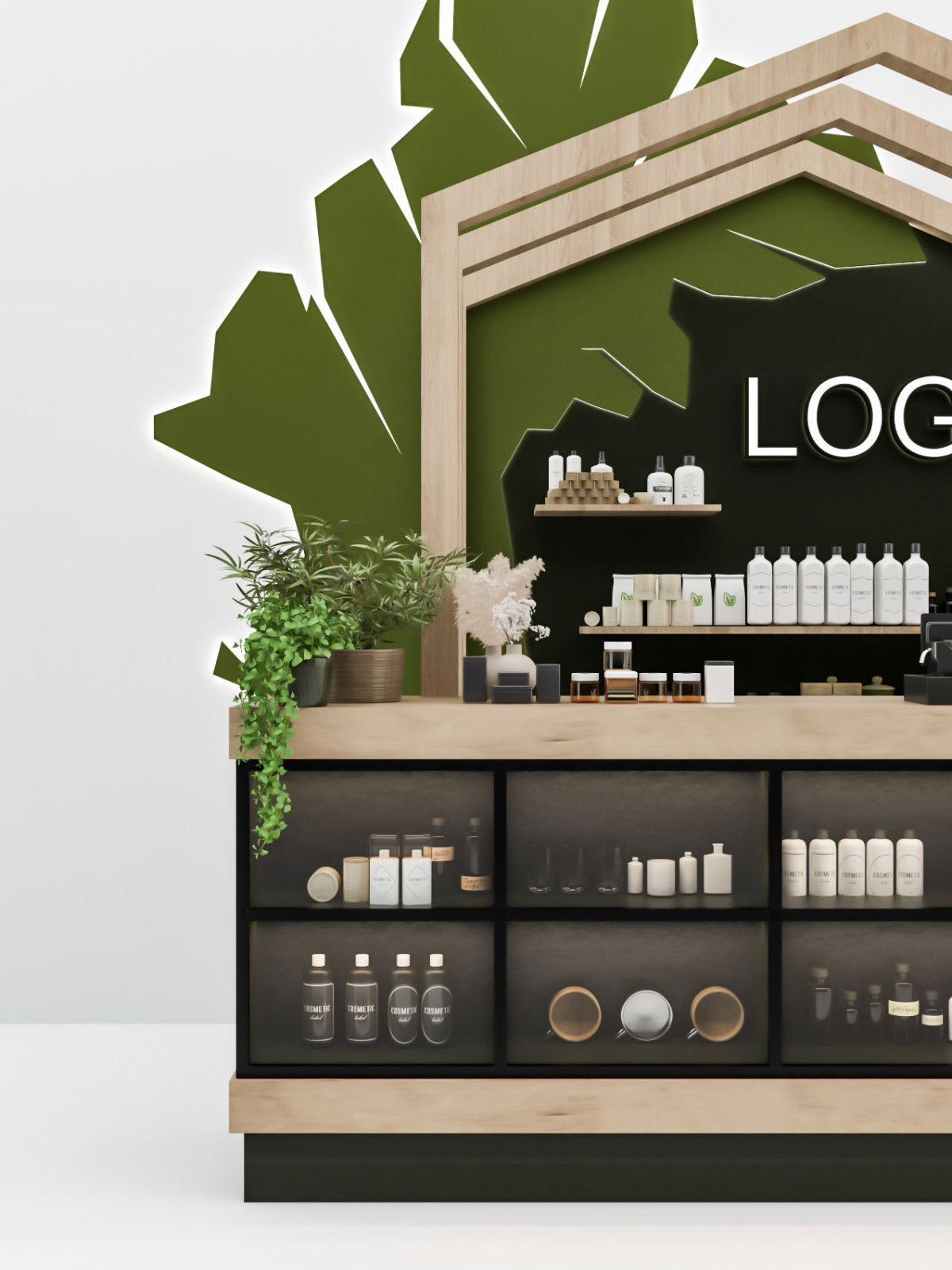 Дизайн торгового островка ЭКО-косметики