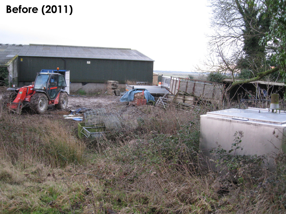 The site before work began in 2011