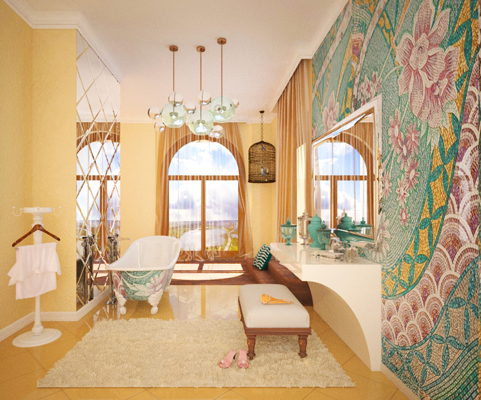 Дизайн двухэтажного пентхауза в ЖК "Алые паруса"