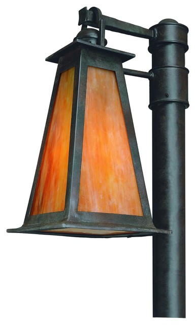 Troy Lighting Lucerne 1-Light Post Lantern, Statuary Bronze