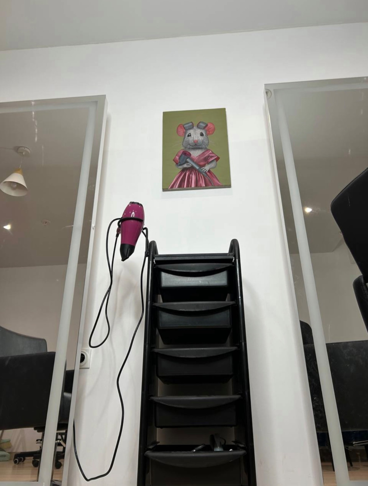 картина для парикмахерской Крысота