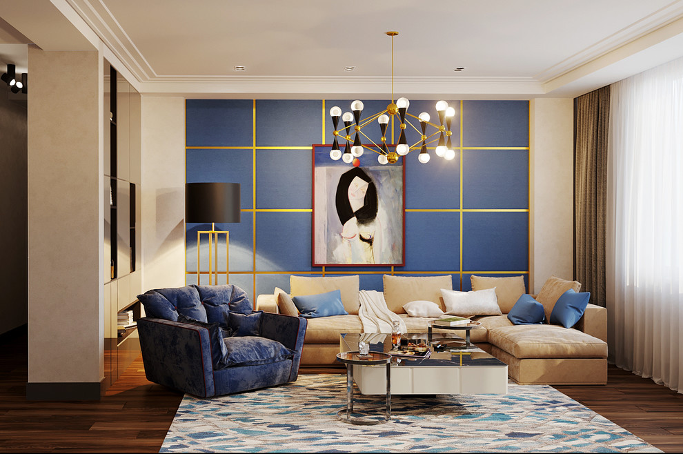 Интерьер в современном стиле 150 кв. м.