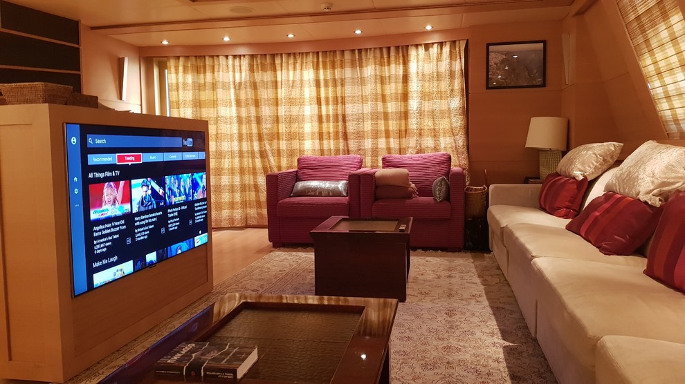 Модернизация мультимедиа систем на Мега яхте Waverunner 41метр