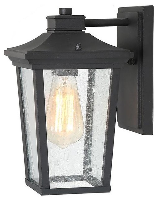 LNC 1Light Square Wall Sconces Black Patio Wall Lamps Outdoor Wall