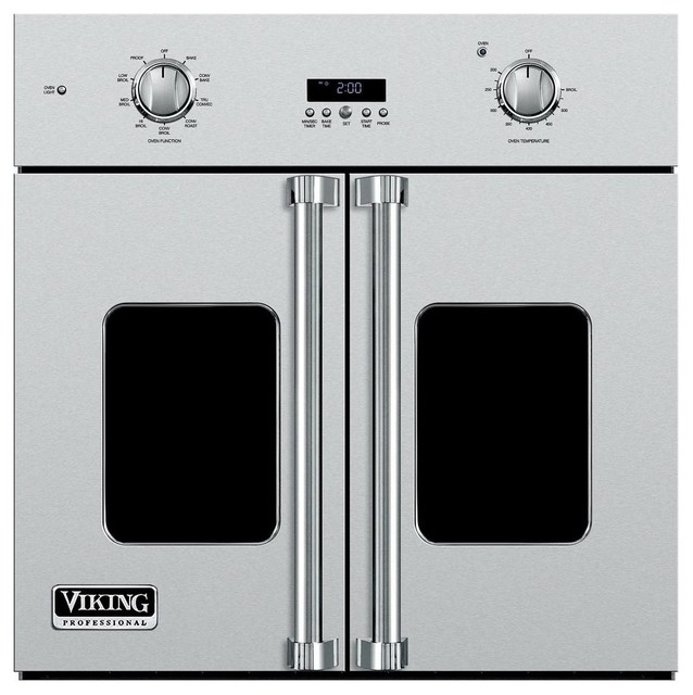 Viking 30" Wide Electric French Door Oven Contemporary Ovens by