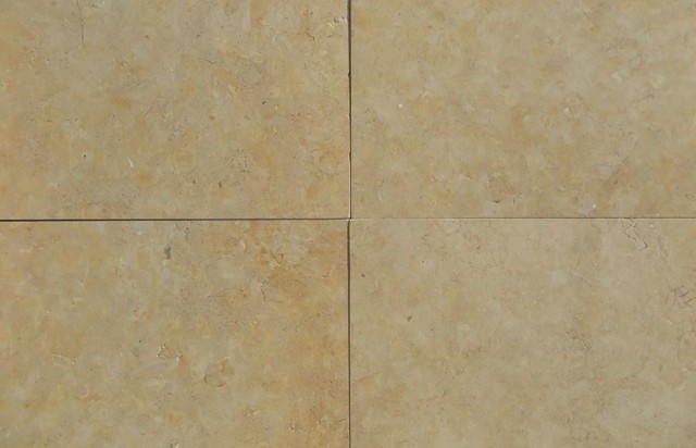 Jerusalem Gold Limestone Tiles Honed Finish Traditional Wall