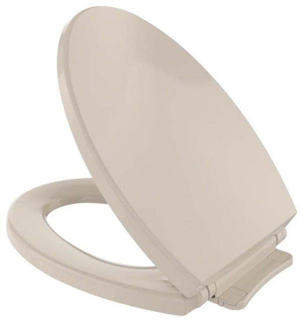 Toto SS Soft Close Elongated Closed Front Toilet Seat And Lid Contemporary Toilet Seats