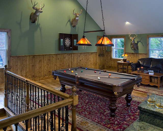 Vinsetta Game Room Addition Traditional Family Room Detroit