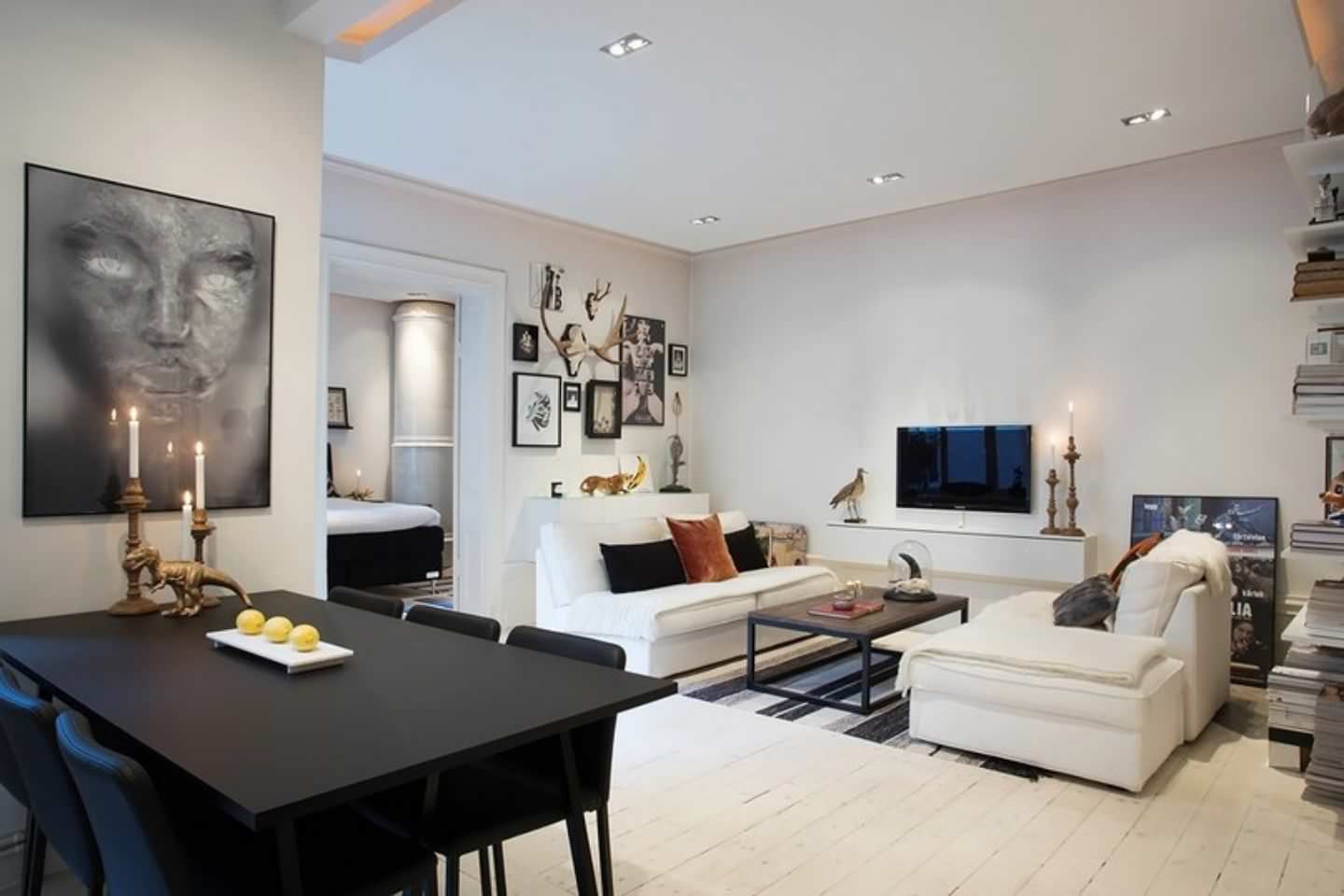 Интерьер квартиры  90 м2