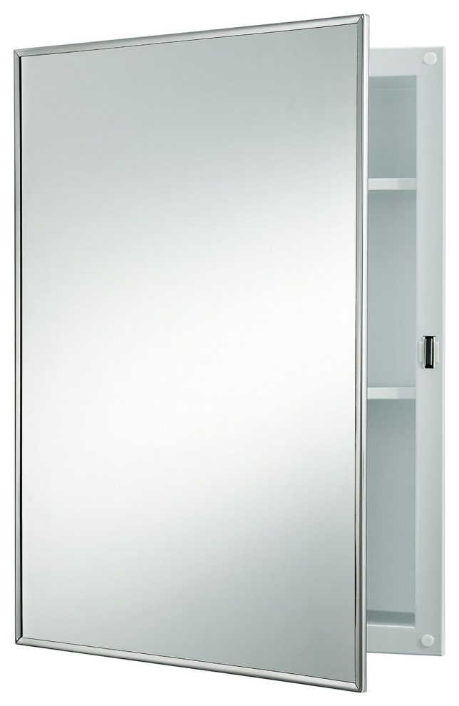 Jensen 401ADJ Recessed 16x20" Medicine With Framed Mirrored