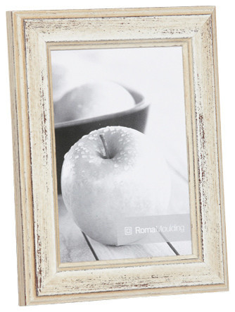 Provence Distressed White Wood Picture Frame, 4x6