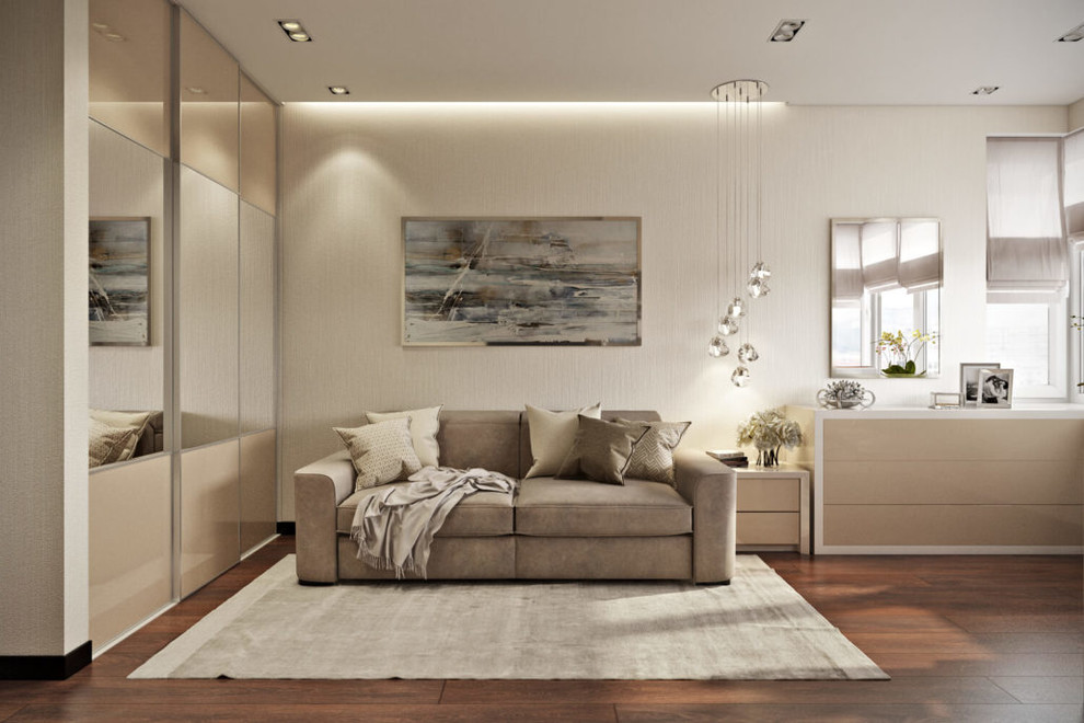 Современный дизайн просторной квартиры