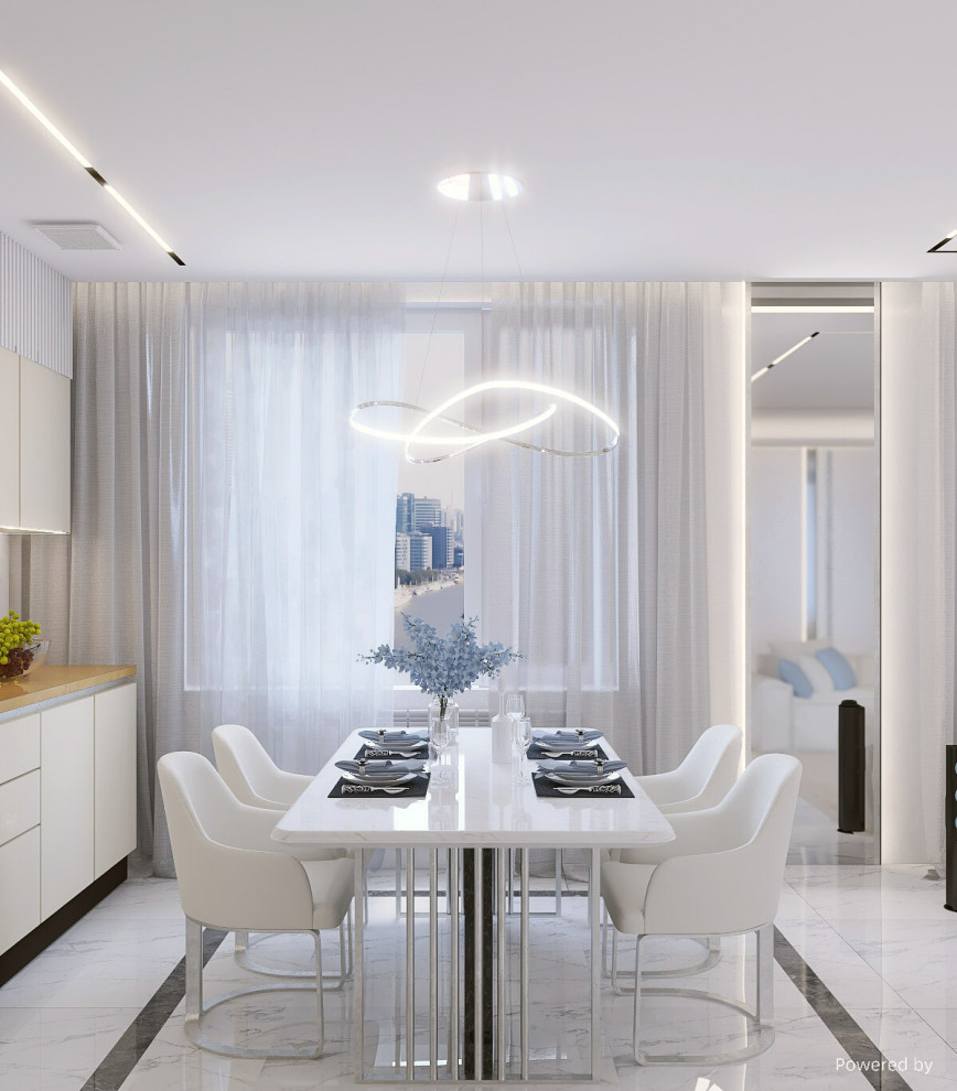 Трехкомнатная квартира для семьи из трех человек