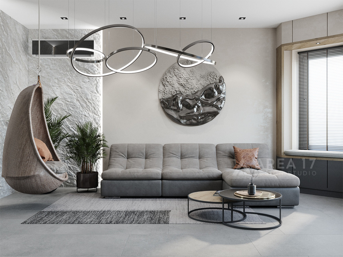 Интерьер дома с элементами Лофта