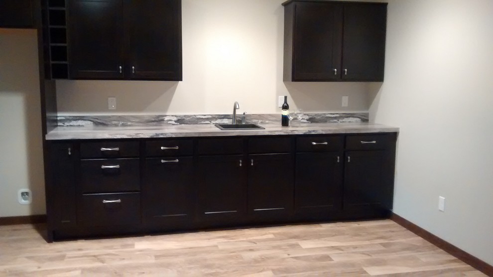 Inspiration for a transitional basement remodel in Cedar Rapids