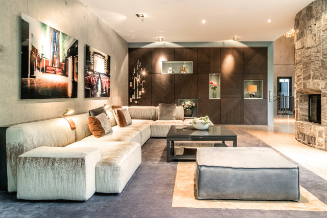 Architect Villa contemporary-vardagsrum