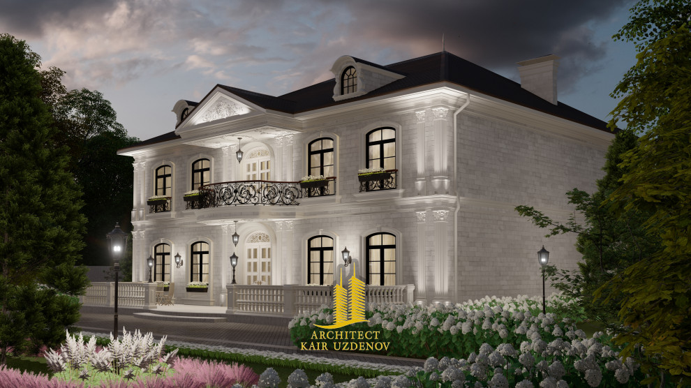 Проект дома в стиле Французский ренесанс